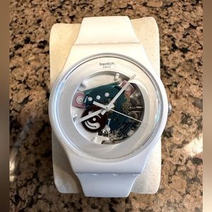 Swatch Watch with multicolor gears and hands